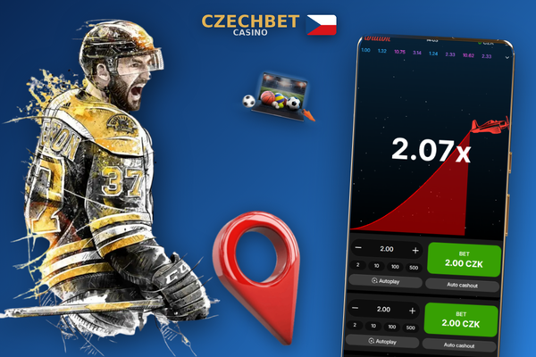Aviator demo přechod na reálné sázky v Czechbet Casino na mobilním telefonu