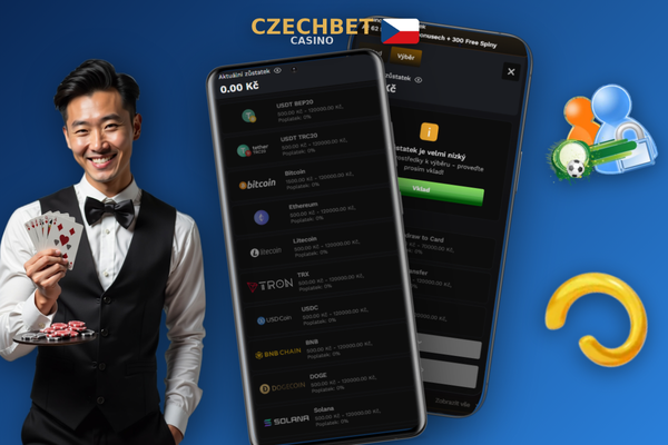 Nahrání dokladů pro KYC ověření přímo v profilu hráče Czechbet Casino