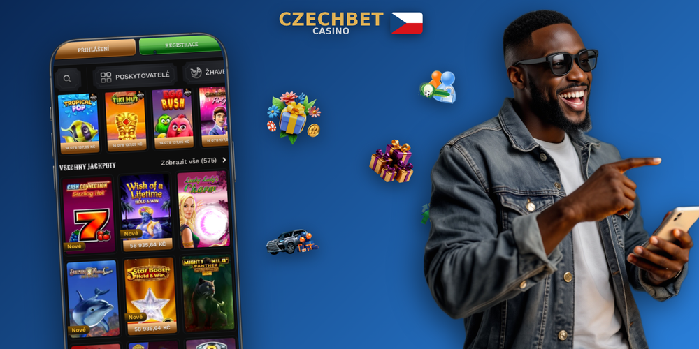 Registrační formulář Czechbet Casino se zvýrazněným polem pro zadání promo kódu