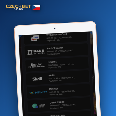 Sázkový kancelář s předčasným vyplacením v mobilní aplikaci Czechbet Casino – fotbal tenis hokej
