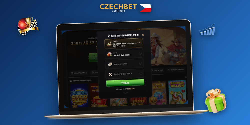 Czechbet Casino jak se zaregistrovat – tři kroky od formuláře přes SMS až k uvítacímu bonusu